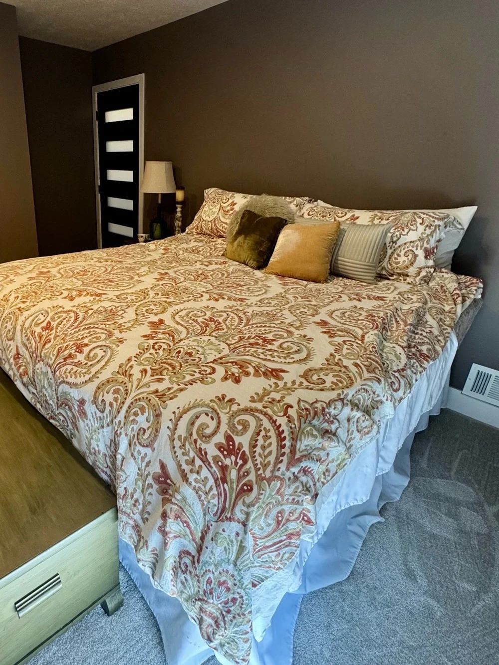 Paisley Duvet & 2 king shams